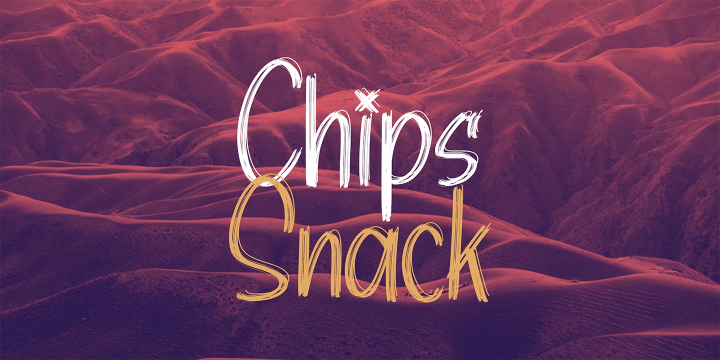 Font Chips Snack